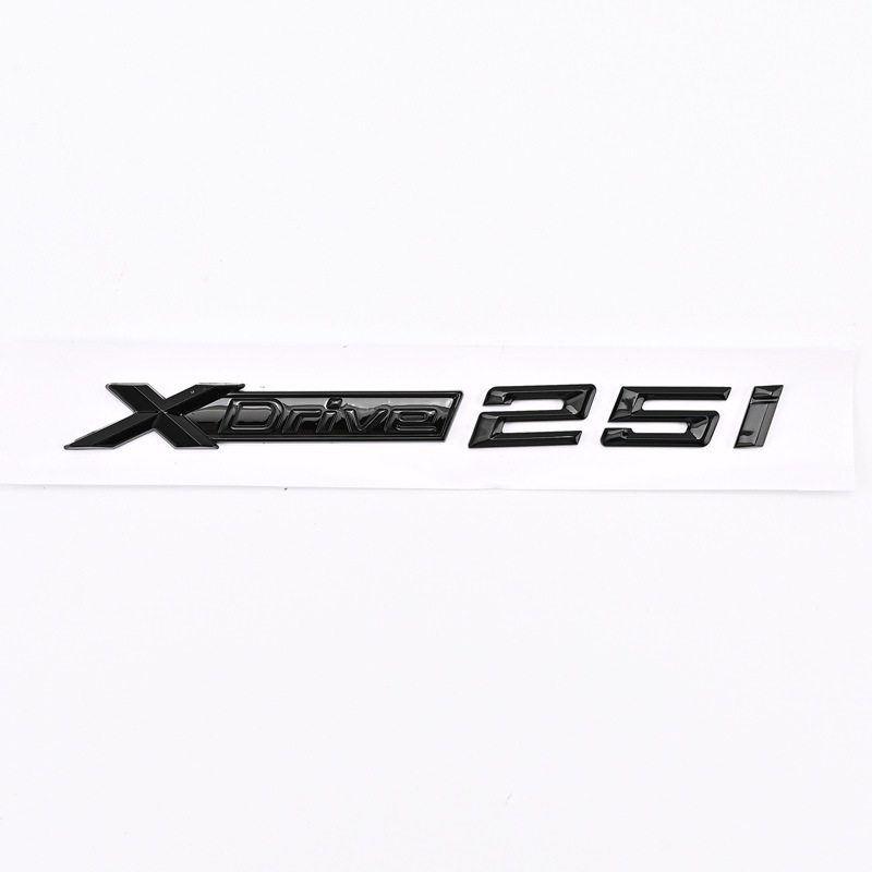 Zadní nápis kufru auta Originální náhradní štítek Pro BMW Xdrive 20i 25i 30i & GT - 18i 23i 28i 35i 40i 45i X1/X2/X3/X4/X5/X6/X7