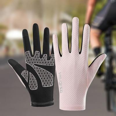 Summer Bicycle Cycling Gloves for Men and Women Sun Protection Mesh Breathable and Quick Drying Fitness Cycling Anti Slip Fishing
