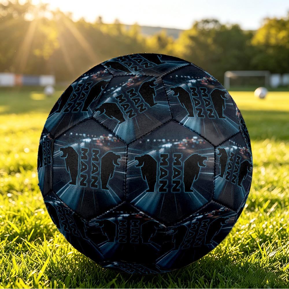 man truck Print Standard Size 5 Soccer Ball Durable Shock?Absorbing Ball For Training Match Outdoor Play