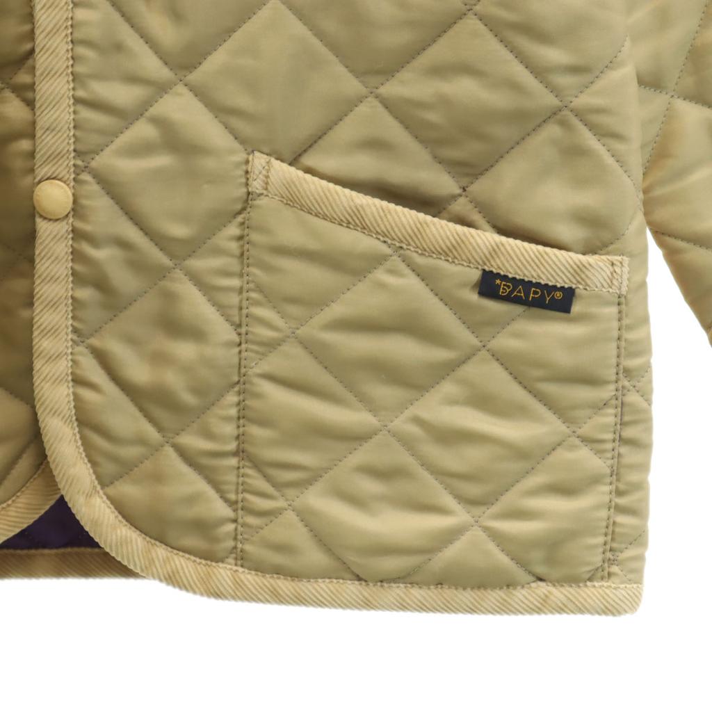 LAVENHAM Made In England Quilted Jacket 36 Beige Women Used