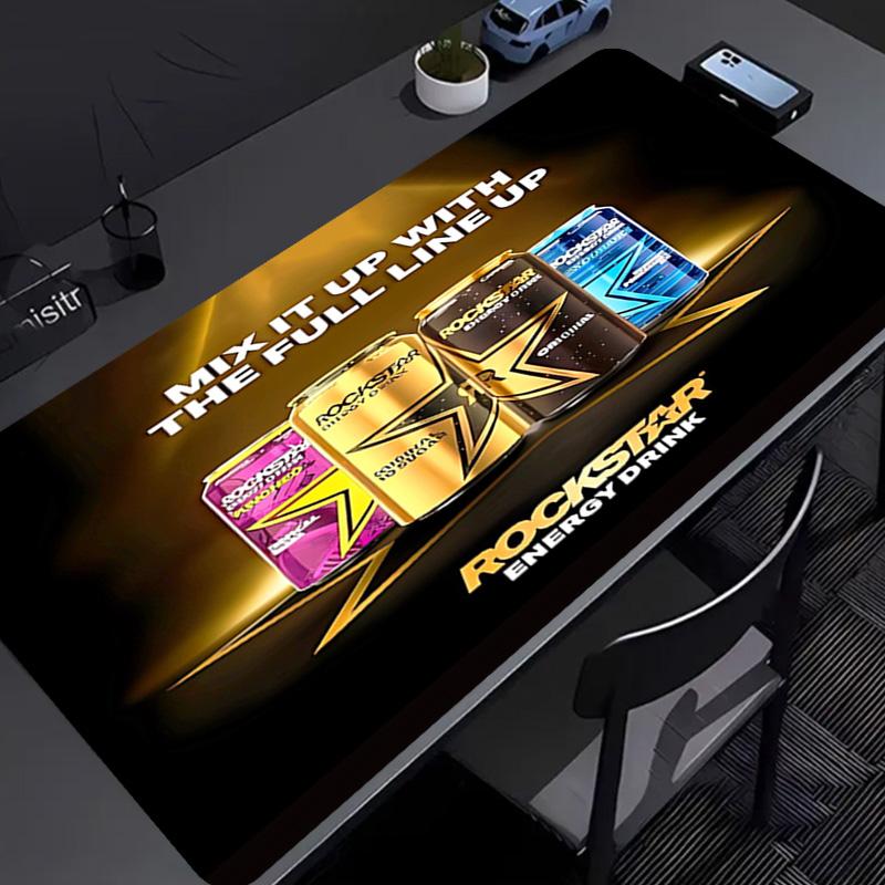 Rockstar Energy Mouse Pad - Non-Slip Rubber Base, Smooth Surface for Work,Gaming,Office,And Home Use, Desk Mouse Pad
