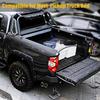Cargo Net For Pickup Truck Bed, Trucks Cargo Net Mesh Organizer, 4'X4' Stretch To 7'X7' Highly Elastic Truck Bed Net For Camping, Trip Luggage,