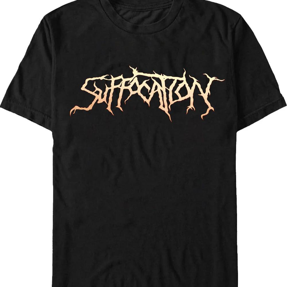 Suffocation Band LOGO Black T-shirt Unisex All Sizes S To 45Xl JJ5037