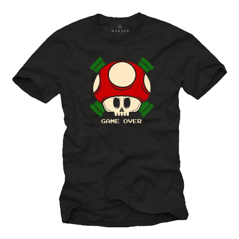 Gamer Computer Gift T Shirt Mario Geek Boys Mens Gents Gaming Super Nerd
