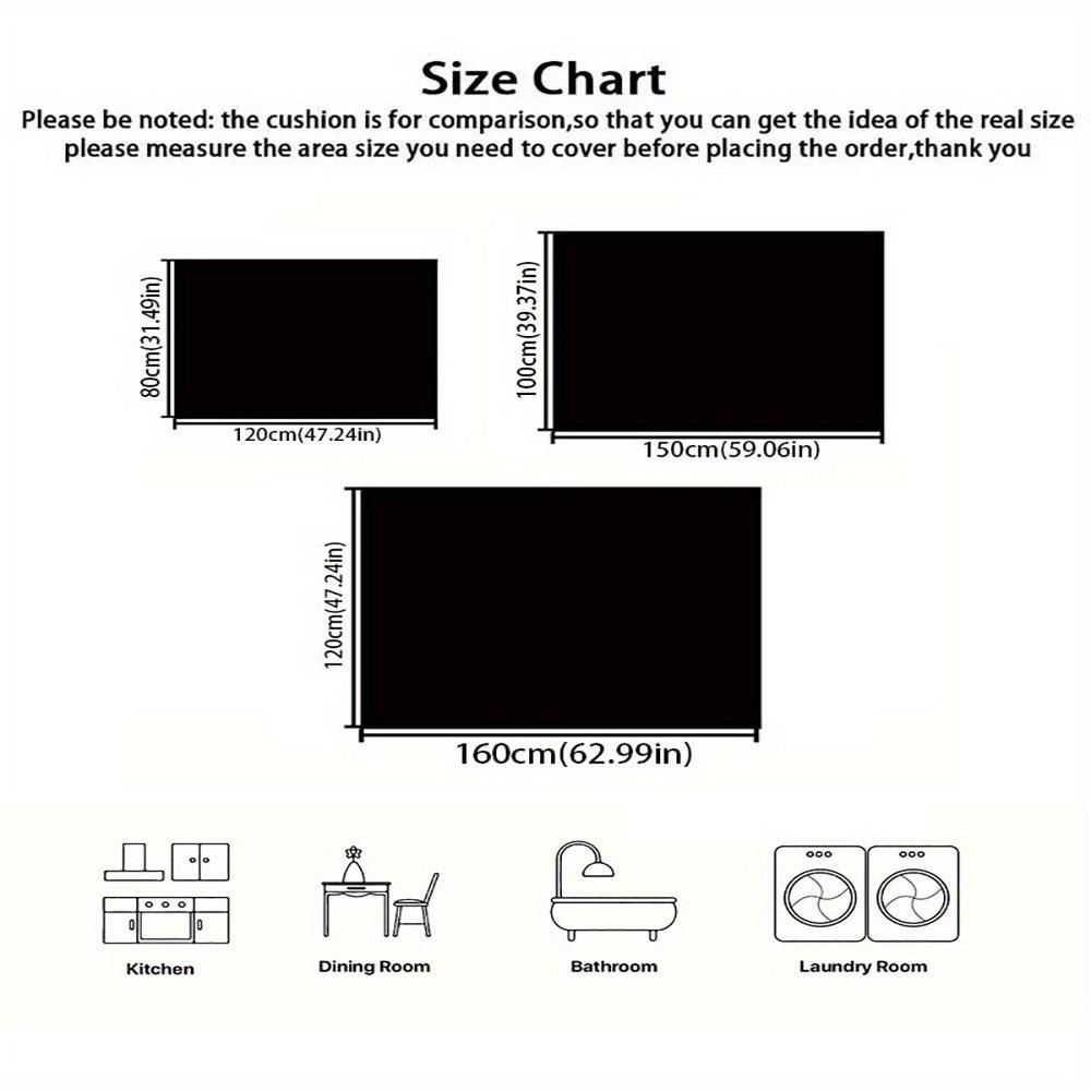 Product 1pc Rainbow Unicorn Pattern Printed Mat,Indoor Area Decorative Mat,Table and Chair Anti-Slip Mat,Outdoor Camping Mat,Non-Slip,Hair-F