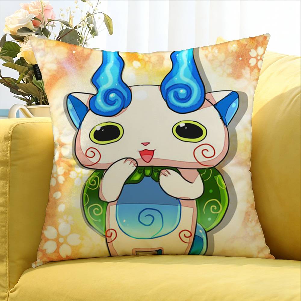 Anime Yo-Kai Watch Various Sizes Square Pillow Case For Car Home Bedchamber Decor