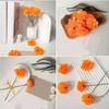 Artificial Carnation Flowers Multipurpose Simulation Exquisite Silk Carnation Flowers with Stems for Birthday Party