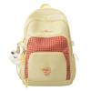 Schoolbag Korean version of large-capacity middle and high school student schoolbag girl backpack daily commute versatile contrasting color backpack