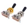 1Pc 3 Way Short Straight Guitar Toggle Switch Pickup Selector With Brass Hat For Electric Guitars Pickups Switch Control Parts