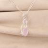 Rose Chalcedony Gemstone 925 Sterling Silver Handmade Chain Pendant 1.47" For Wife PP-31-15