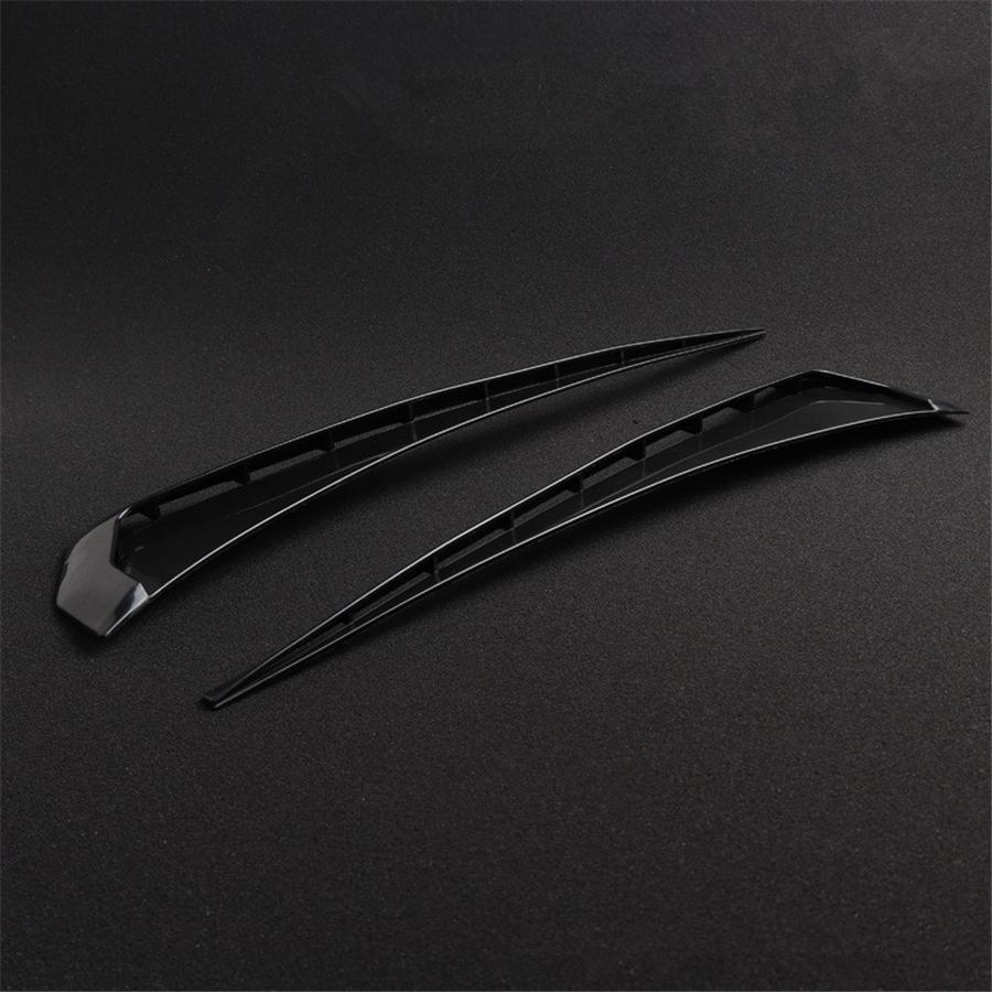 Nové pro 2016-2020 Honda Civic 10. generace Přední blatníky Větrací otvory Lesklá černá Styl Type-R