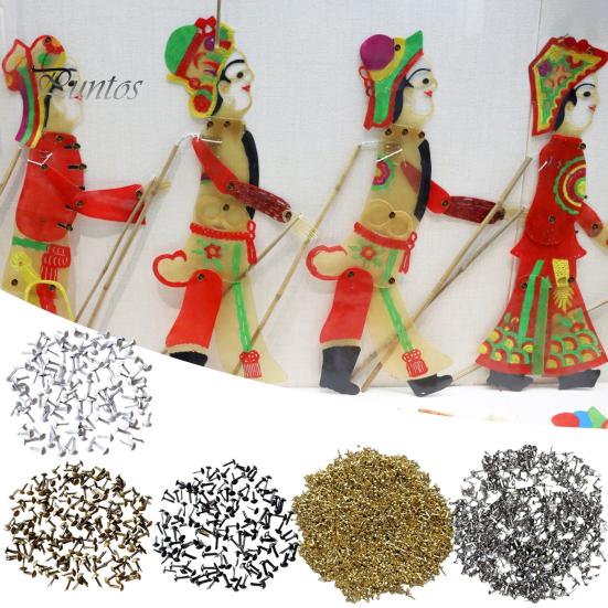 500 шт. мини-гвоздиков с металлическим покрытием — фото 3