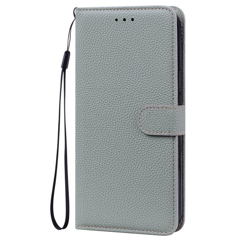 Luxury Solid Color Leather Wallet Phone Case For Xiaomi 12 Pro 11 Lite 5G 9 8 Lite 10T 9T 11T Pro Case Xiaomi Mi A3 A2Lite Cover
