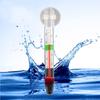 Glass Tube Aquarium Fish Thermometer Temperature Submersible Suction Tanks Decor