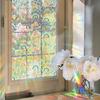 Window Covering Privacy Film Static Cling Glass Stickers Non-Adhesive Static Stained for Home Heat Control
