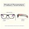 2 Pairs of Sports Style Color Changing Reading Glasses Suitable for Both Men and Women Lightweight and Non Slip Senior Glasses