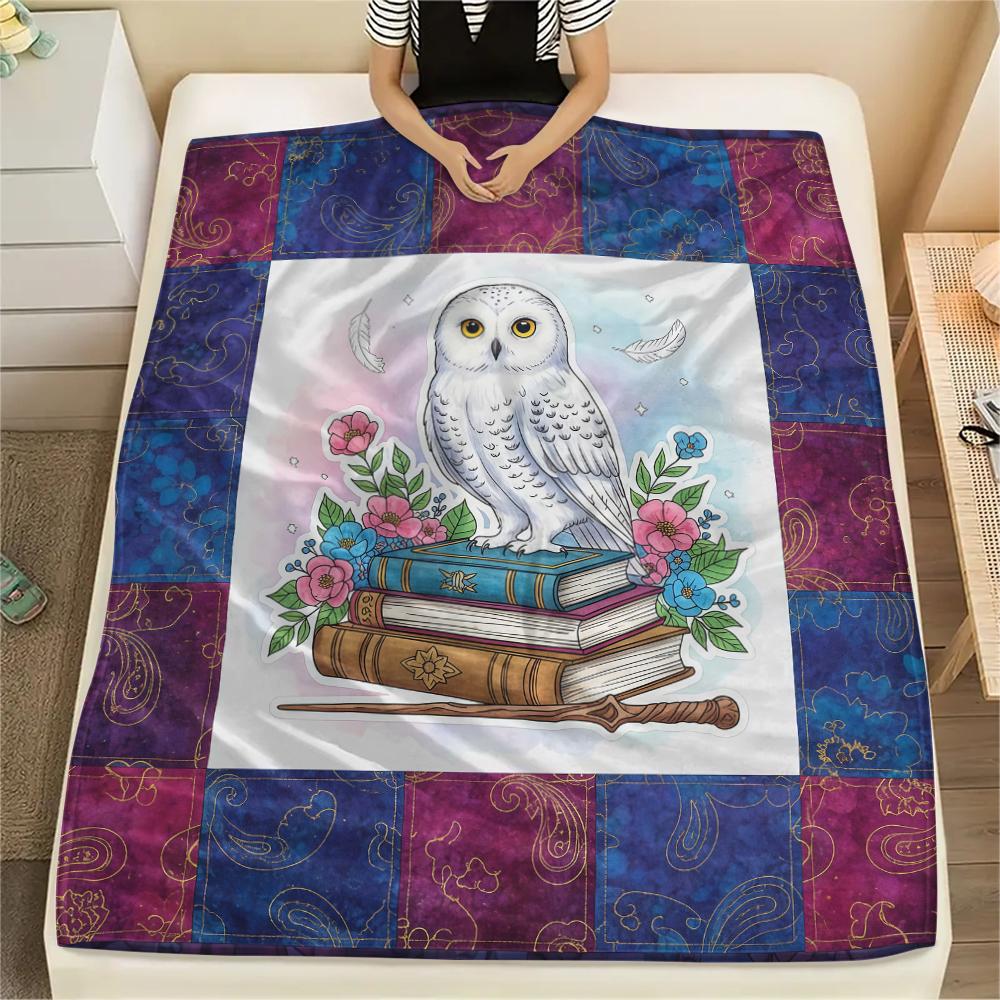 1 Stück Flanelldecke mit Cartoon-Druck, Hohe Qualität, Bequem für alle Jahreszeiten, Heimdekoration, Wärme und Komfort, Perfekt als Weihnachts- oder Geburtstagsgeschenk