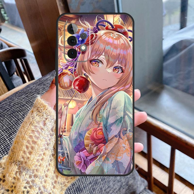 Genshin Impact Yoimiya Case For Samsung Galaxy A55 A35 A15 A56 A36 A26 A16 A06 A54 A34 A14 A13 A53 A12 A22 A32 A52