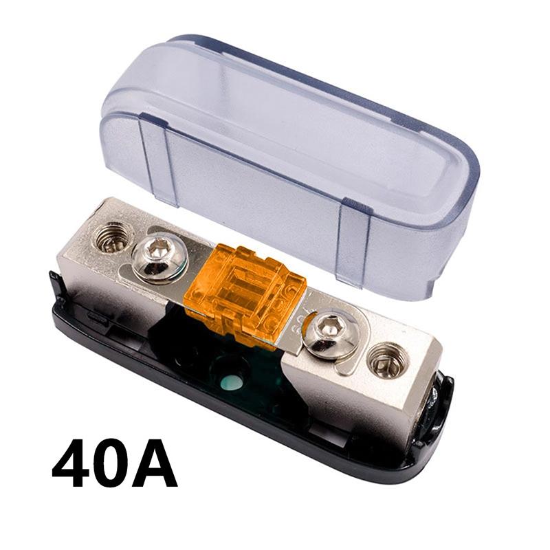 Audio Stereo Mini AGU 32V Car Fuse Holder Block 30A 40A 60A 80A 100A 150A
