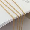Hot Sale 1.8mm Gold Filled Singapore Chain Bulk 14K for Jewelry Making Bracelet Necklace