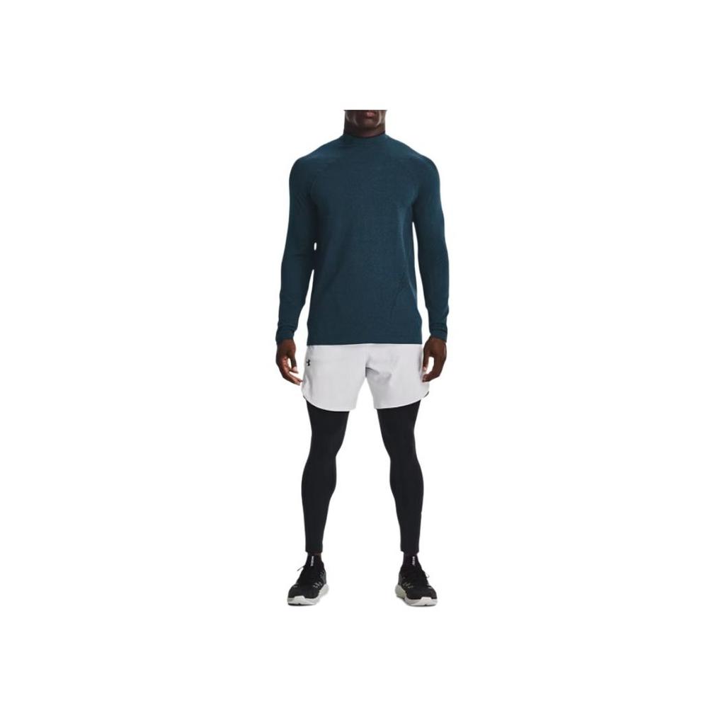 Under Armour Ανδρική Αθλητική Μπλούζα Μακρυμάνικη με Λογότυπο Casual Πράσινη 1356607-413