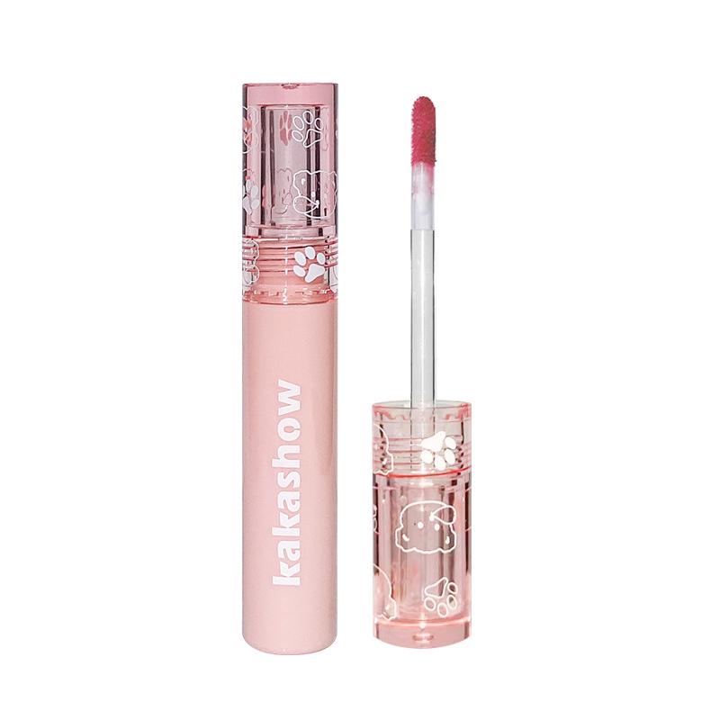 Bubble Bear Matte & Mirror Lip Glaze - Non-Transfer, Whitening Gloss Finish