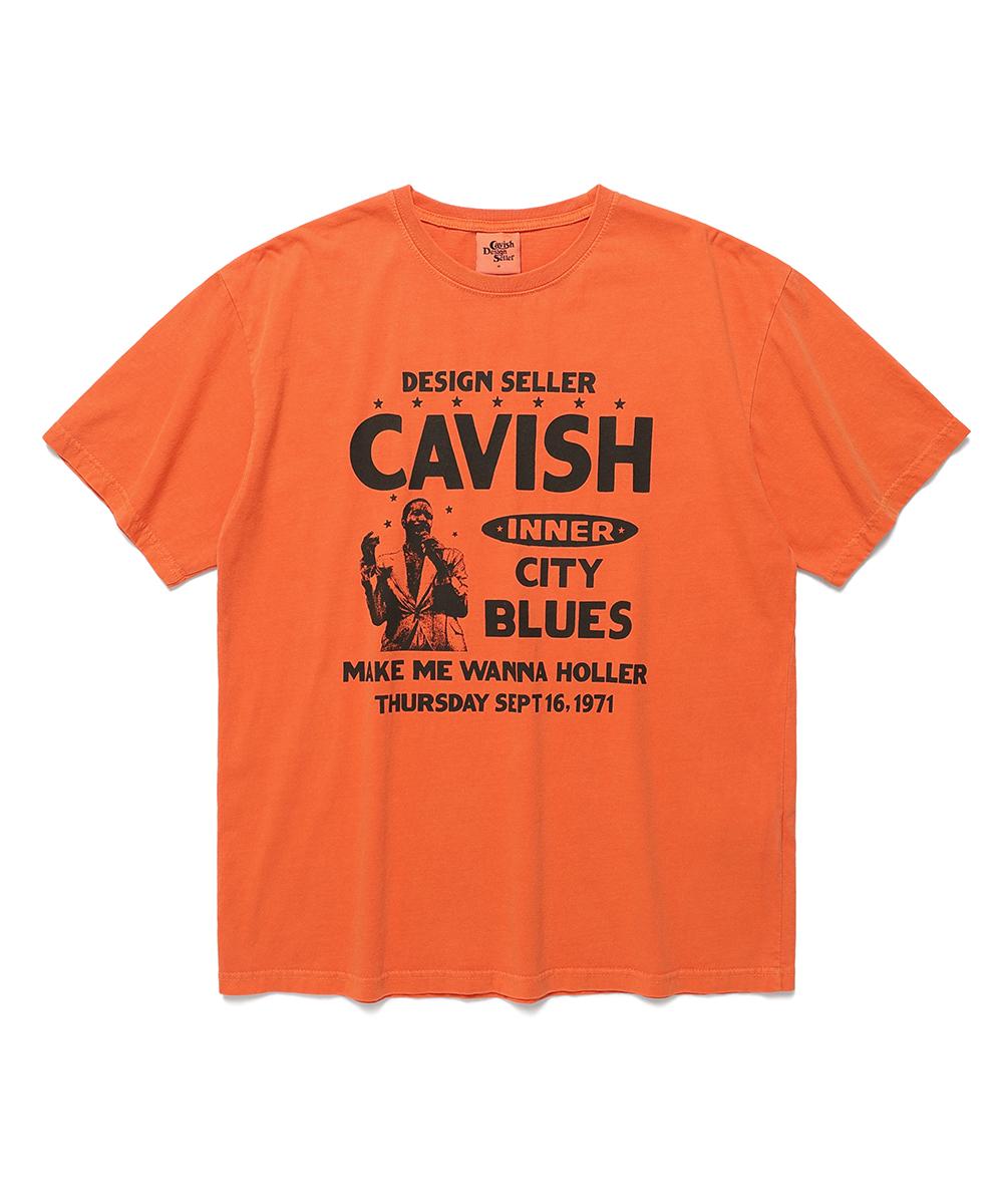 Cabisi Pigment City Blues Ss Tee Orange(Cv2Emut513A) Orange/S