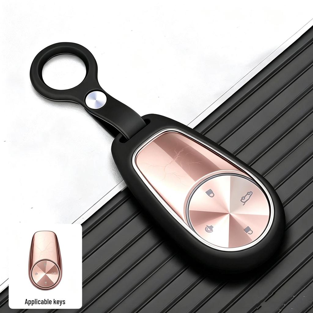 Silicone Car Key Case ES9 - Special Key Shell with Buckle and Accessories