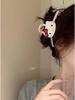 2025 Leopard Print High-End Large Shark Hair Clip for Women