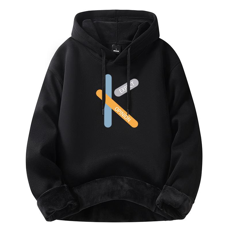 Men's Hoodie Loose Sweatshirt Warm Top Trendy Versatile Casual Sweatshirt