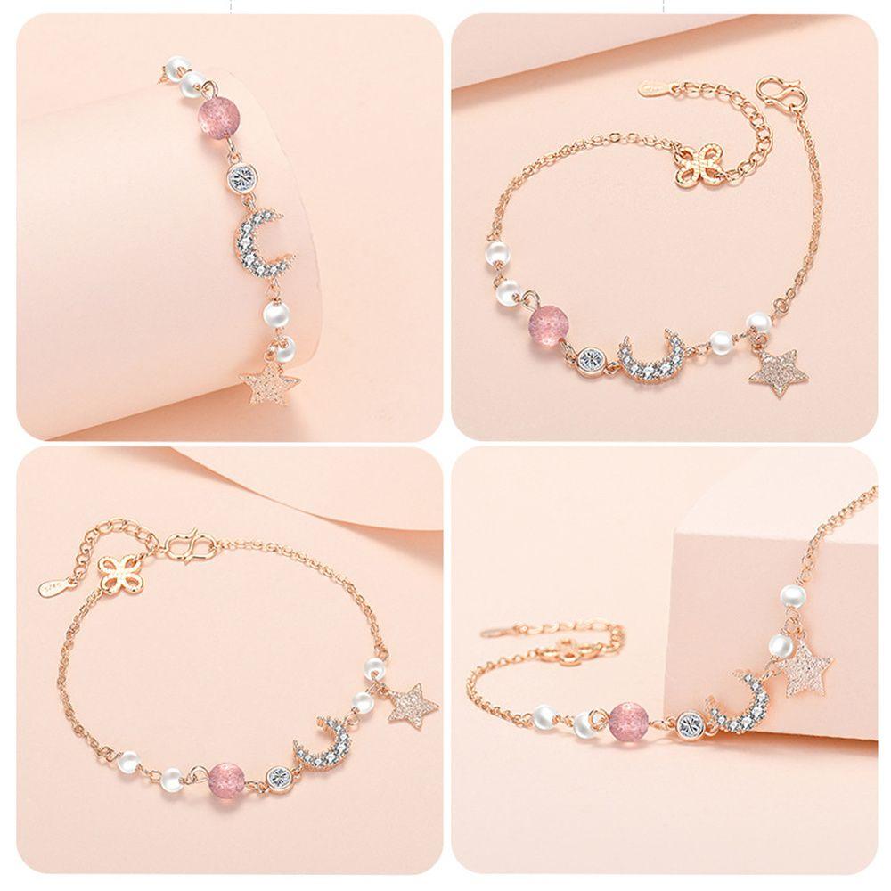 Unisex Vintage Silver Charm Bracelets With Crystal Beads - DIY Jewelry, Trendy Accessories For Women & Men