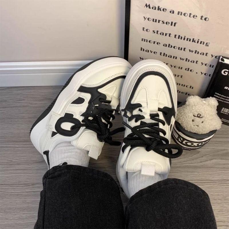 NEU Herbst Niedliche Weiße Sportschuhe Damen Freizeit Trainer Niedliche Plateau Mädchen Studenten Dick Atmungsaktives Mesh