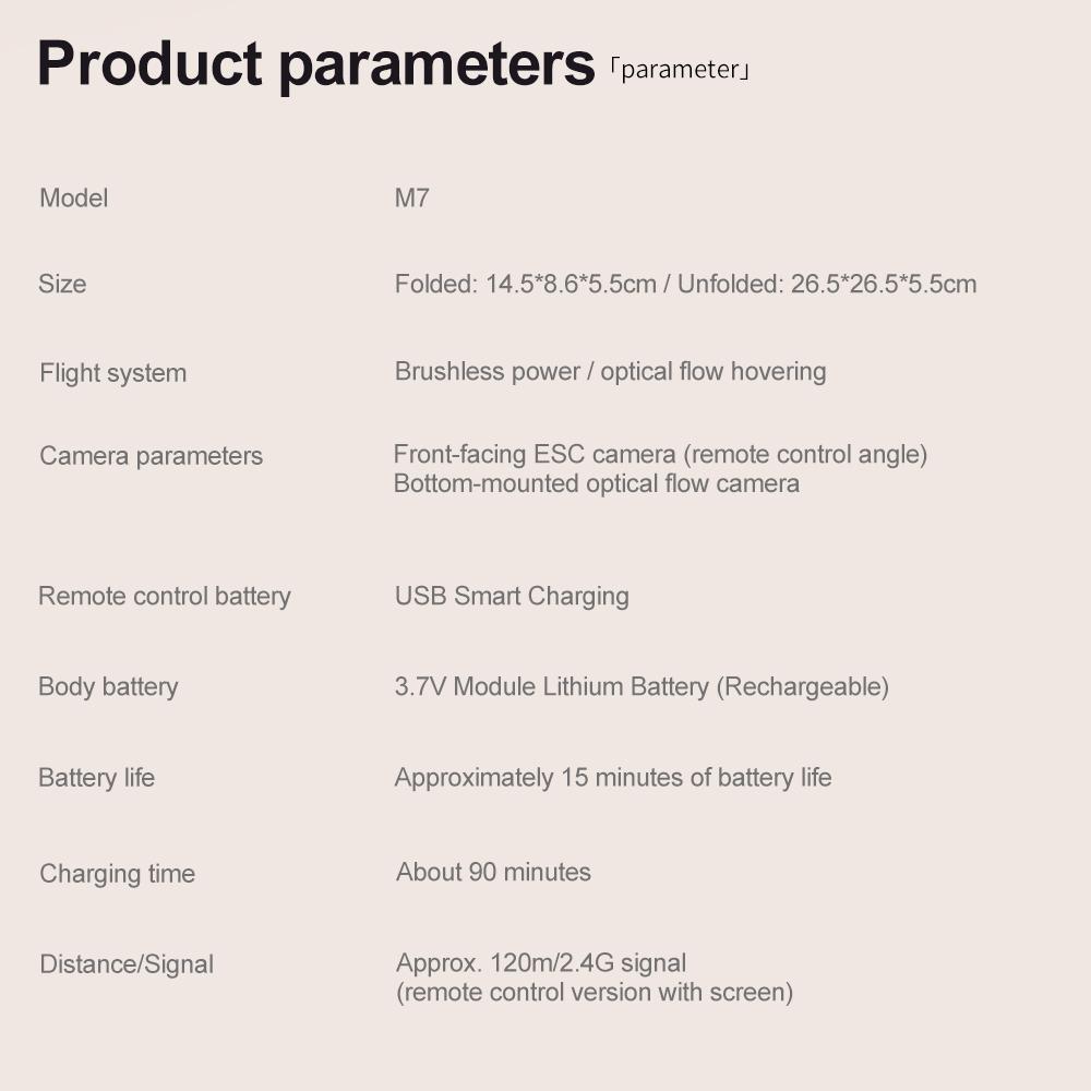 2026 M7 Pro Drone 8K Profeissional Aerial 360° HD Dual Camera Intelligent Opstacle Avoidance Brushless Power Foldable Optical Flow Hovering Toy UAV