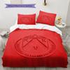 Kortrijk Logo Bettwäsche Steppdecke Set Bettbezug Kissenbezug Heimdekoration Geburtstagsgeschenk (1 Bettbezug + 2 Kissenbezüge, ohne Füllung)