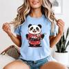 Panda Sushi Food Unisexs TShirt Japanese Culture Cartoon Tee
