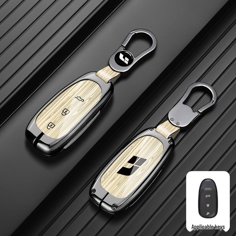 Premium Metal Shell Key Case for Ideal L9/L8/L7MAX - Car-Specific Protection with Buckle