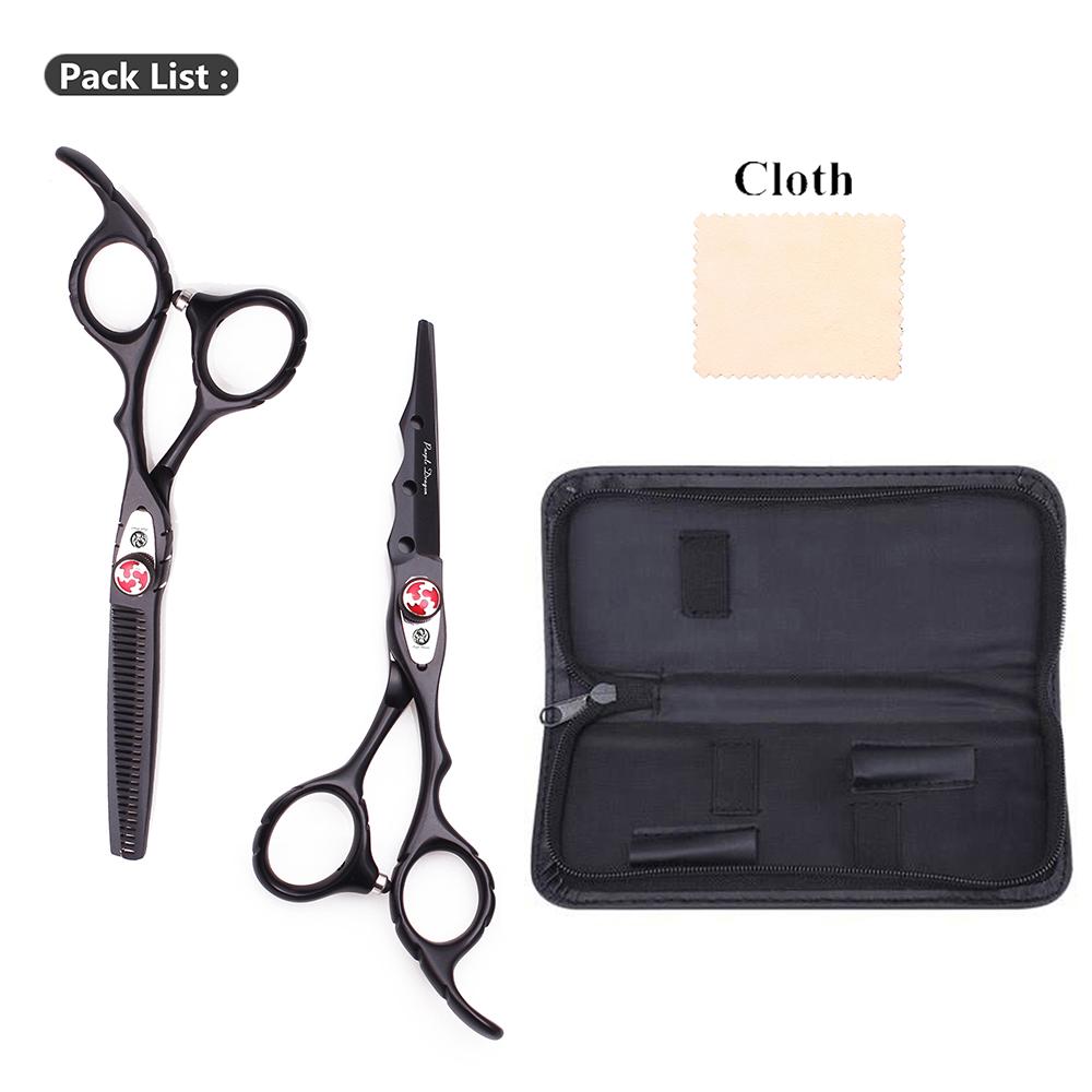 Professional Scissors 6" Stainless Hairdressing Scissors Cutting Shears Thinning Shears Hair Scissors Styling Tool Z1019