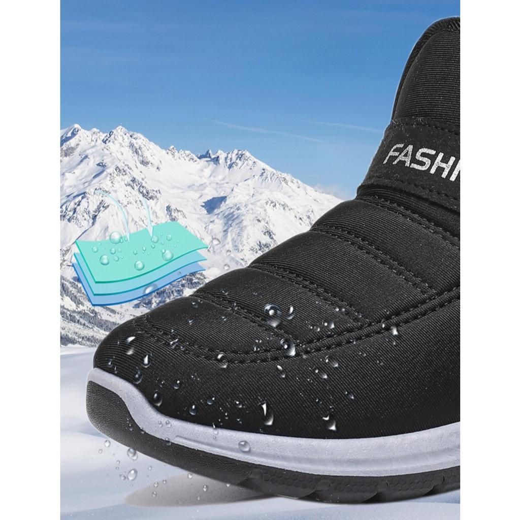 Pantofi pentru bărbați, Pantofi din bumbac, Cizme din bumbac, Grosime de catifea, Cizme pentru bărbați, Pantofi călduroși, Cizme de zăpadă, Cizme scurte