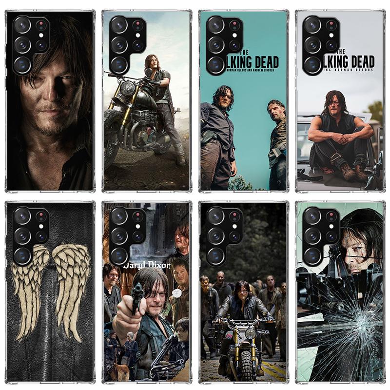 The Walking Dead Daryl Dixon Phone Case For Samsung Galaxy S23 S24 S25 Edge S26 Ultra S22 + S21 Plus S20 FE Cover Silicone Print