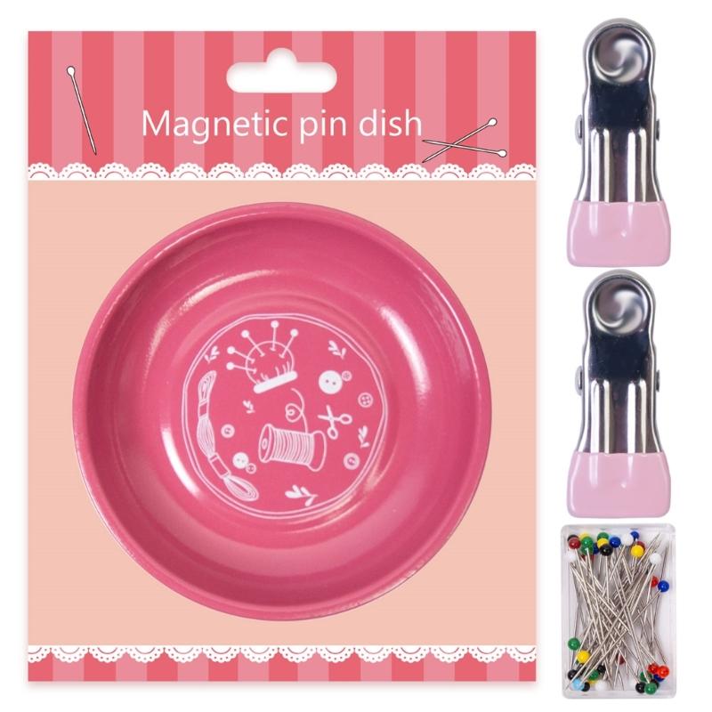 

Untarnished Magnetic Sewing Bowl For Probes Screws And Metal Equipment Colorful Transportable Planner For Crafting And DIY Projects 1