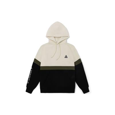Vans American Style Color Blocked Hooded Sweatshirt Men Sweatshirts Black White VN0A4UT2BLK