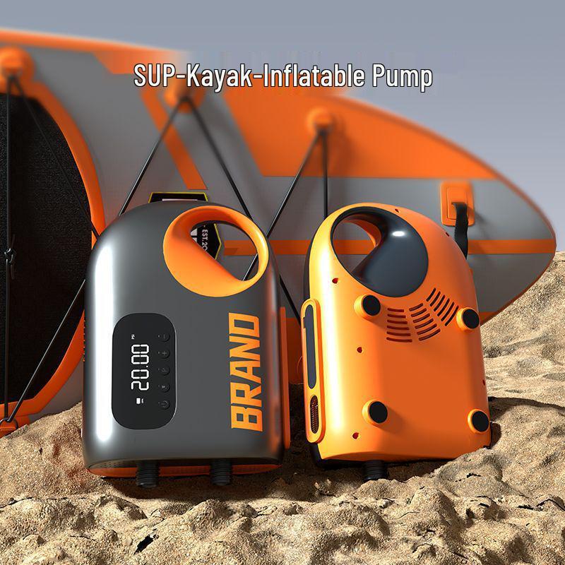 Kompakte kabellose elektrische Luftpumpe für Auto, Zelt, SUP, Kajak
