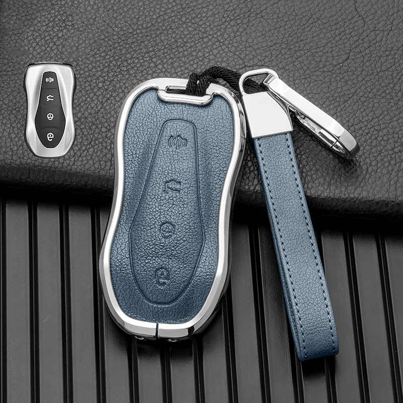 Key Case Cover For Geely Belgee X70 X50 Atlas Emgrand GS X6 Tugella Remote Fob Holder Car Accessories