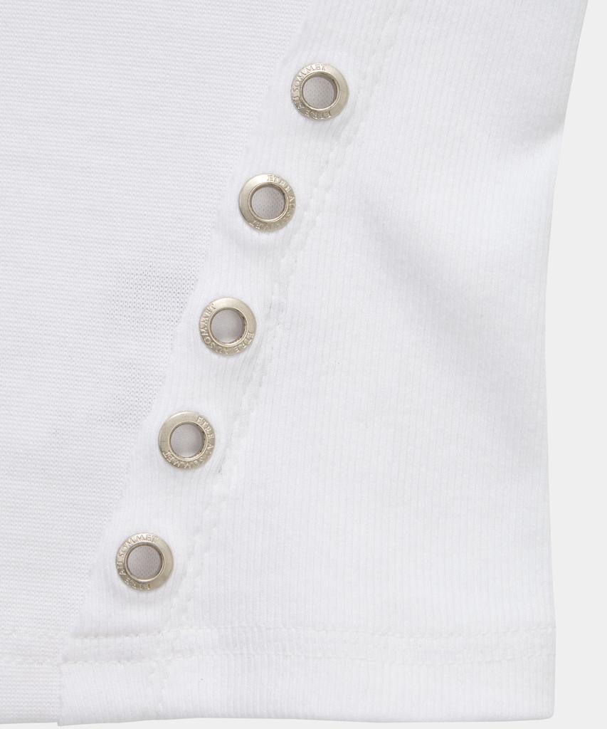 ETRE AU SOMMET Pigment Damage Panel Short Top (Ivory)
