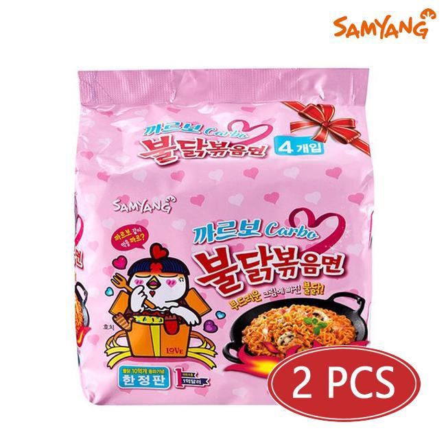 Samyang Carbo Hot Chicken Flavor Ramen In Bag 130g (4 Packs)