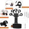 2pcs Finger Gripper Finger Exerciser Guitar Finger Exerciser 6 Resistant Levels Recovery Physical Tools Hand Strengthener