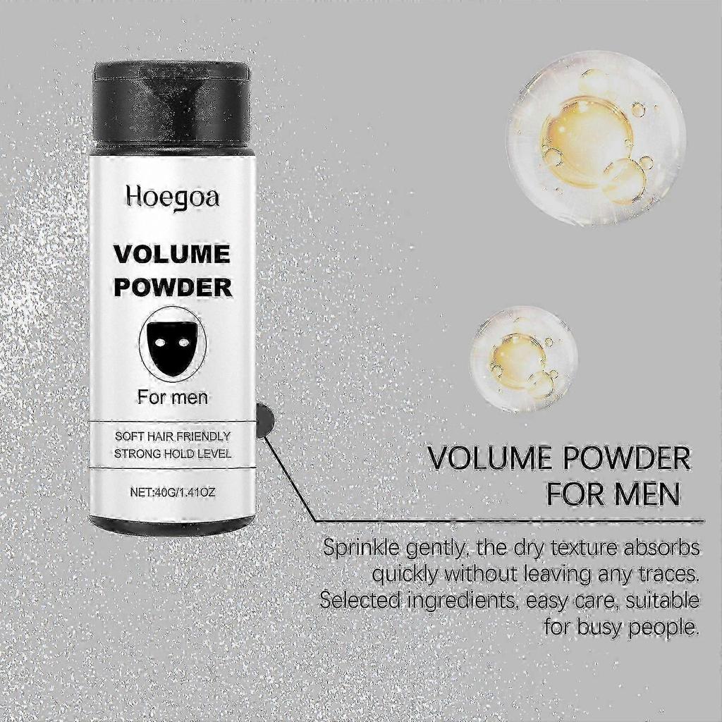 3x Hair Styling Powder, Volume Powder - Instantly Adds Texture & Volume, All-Natural Ingredients, Strong Hold