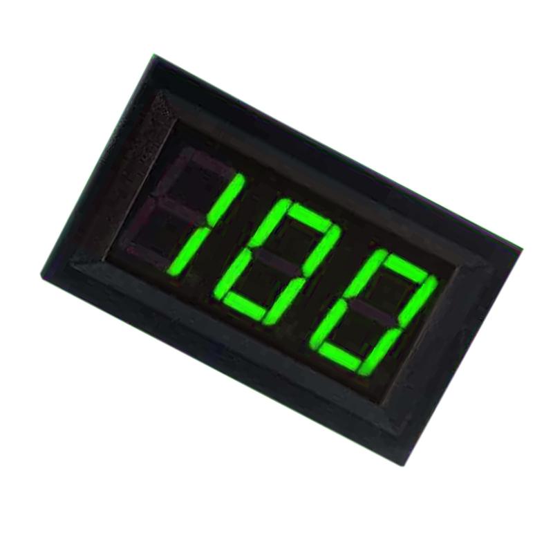 Digital Voltmeter 0.56in 3 Wire Voltage Meter Tester LED Display 0‑100V Accessory Green