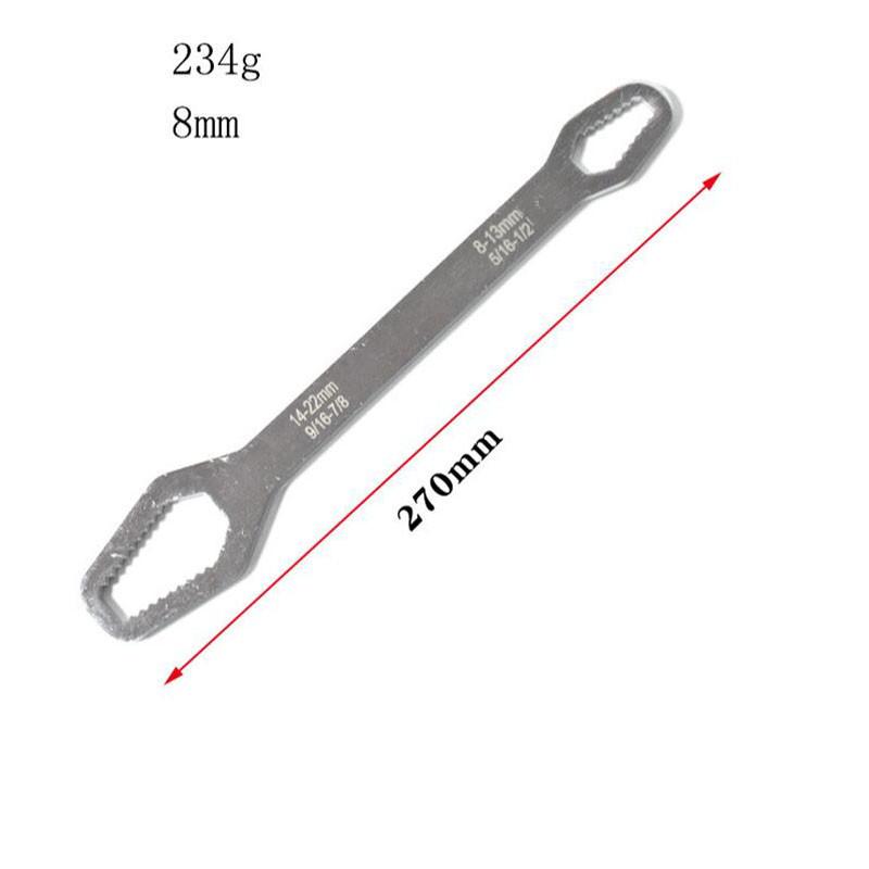 8-22mm Universal Torx Wrench Self-tightening Adjustable Glasses Wrench Board Double-head Torx Spanner Hand Tools Bike Multitool