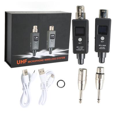 Microphone Wireless System XLR Wireless Transmitter and Receiver Wireless Microphone Adapter for